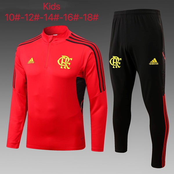 Ninos Chandal Flamengo 2022-23 Rojo Negro